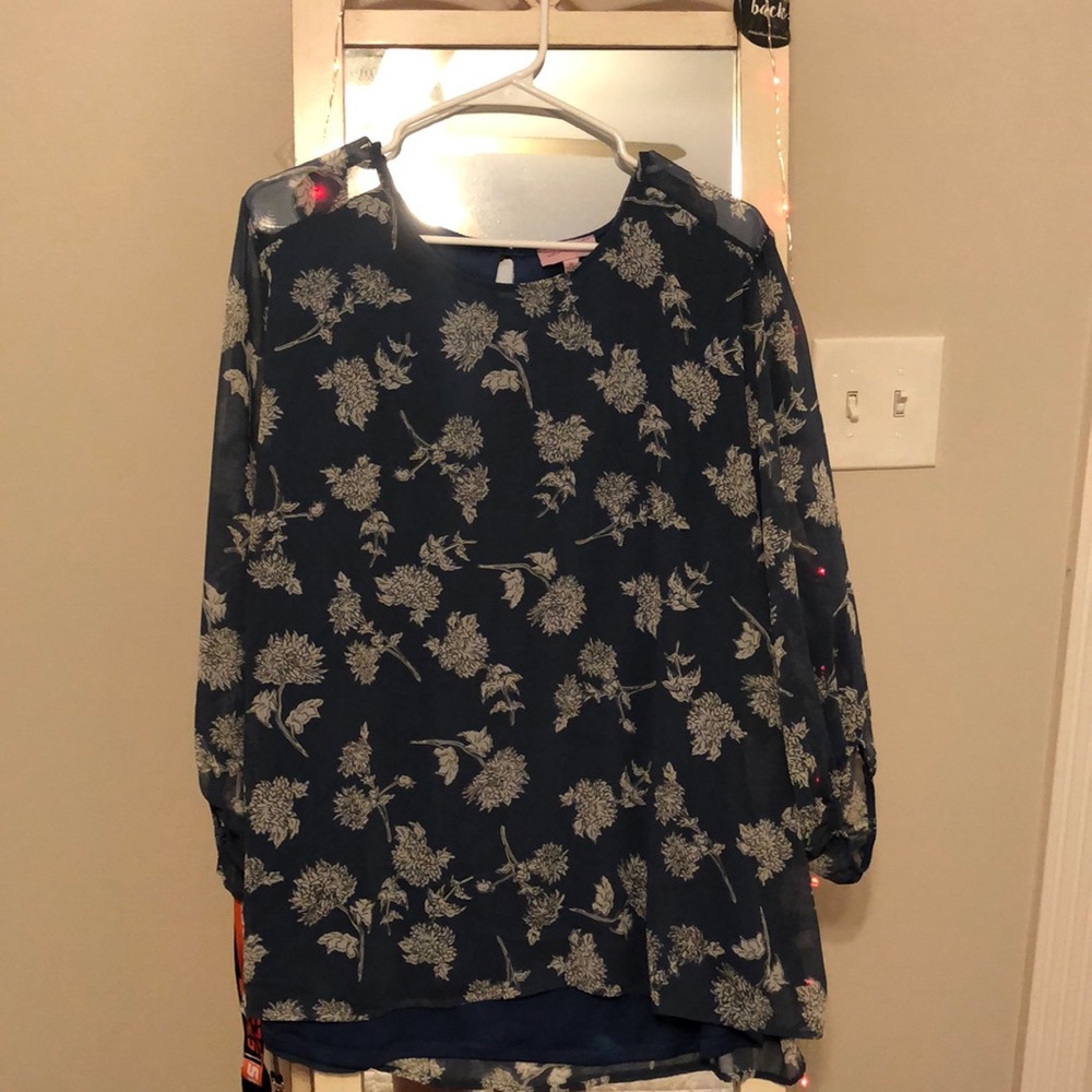 Dia & Co (Molly Isadora) Floral Blouse